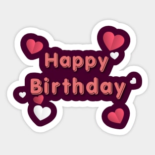 Happy Birthday To You Sticker